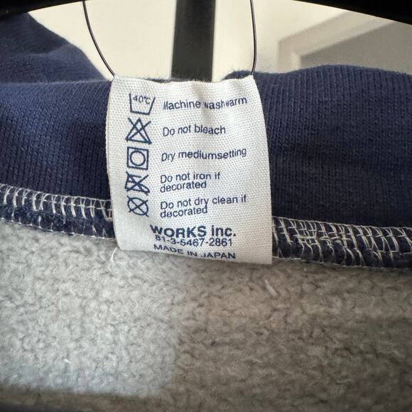 Iron Heart Ultra Heavyweight Loopwheel Grey Navy Zip-Up Hoodie L NEW 14oz Jacket - Picture 6 of 8